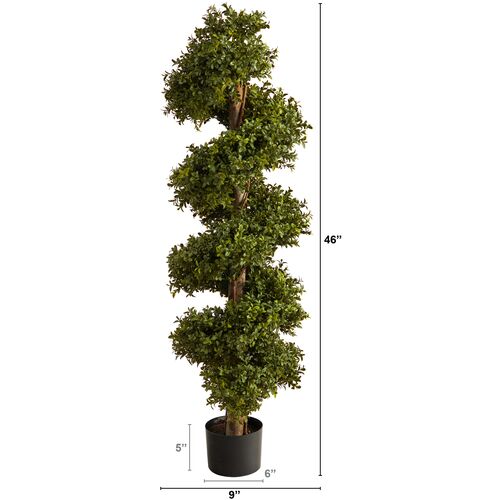 46" Faux Boxwood Tree 4 46" Faux Boxwood Tree