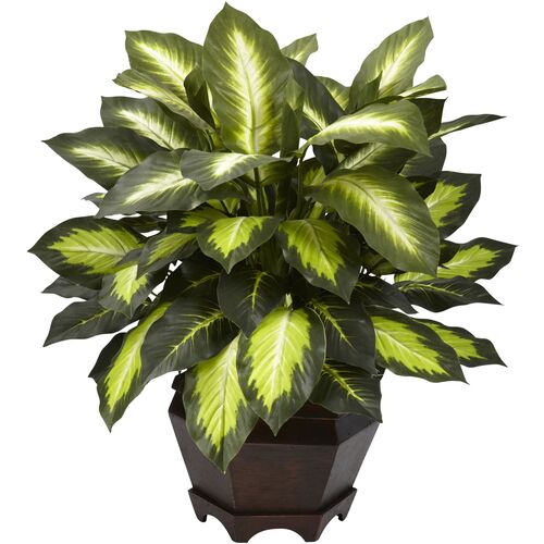 22" Faux Dieffenbachia Plant 1 22" Faux Dieffenbachia Plant