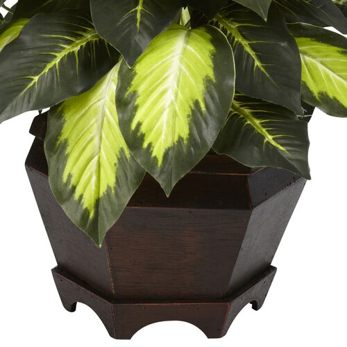 22" Faux Dieffenbachia Plant 3 22" Faux Dieffenbachia Plant