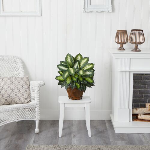 22" Faux Dieffenbachia Plant 5 22" Faux Dieffenbachia Plant