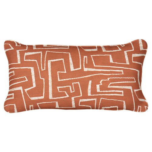 Priano 12x20 Outdoor Lumbar Pillow, Clay 1 Priano 12x20 Outdoor Lumbar Pillow, Clay