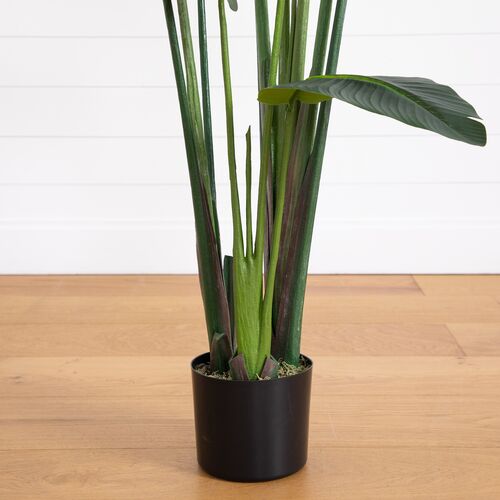 6ft Faux UV Resistant Indoor/Outdoor Travelers Palm Tree 4 6ft Faux UV Resistant Indoor/Outdoor Travelers Palm Tree