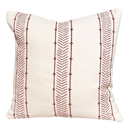 Nisswa 20x20 Pillow, Rust/Natural Crypton 1 Nisswa 20x20 Pillow, Rust/Natural Crypton