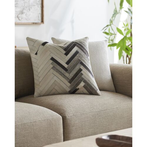 Rix Accent Pillow, Brown 2 Rix Accent Pillow, Brown