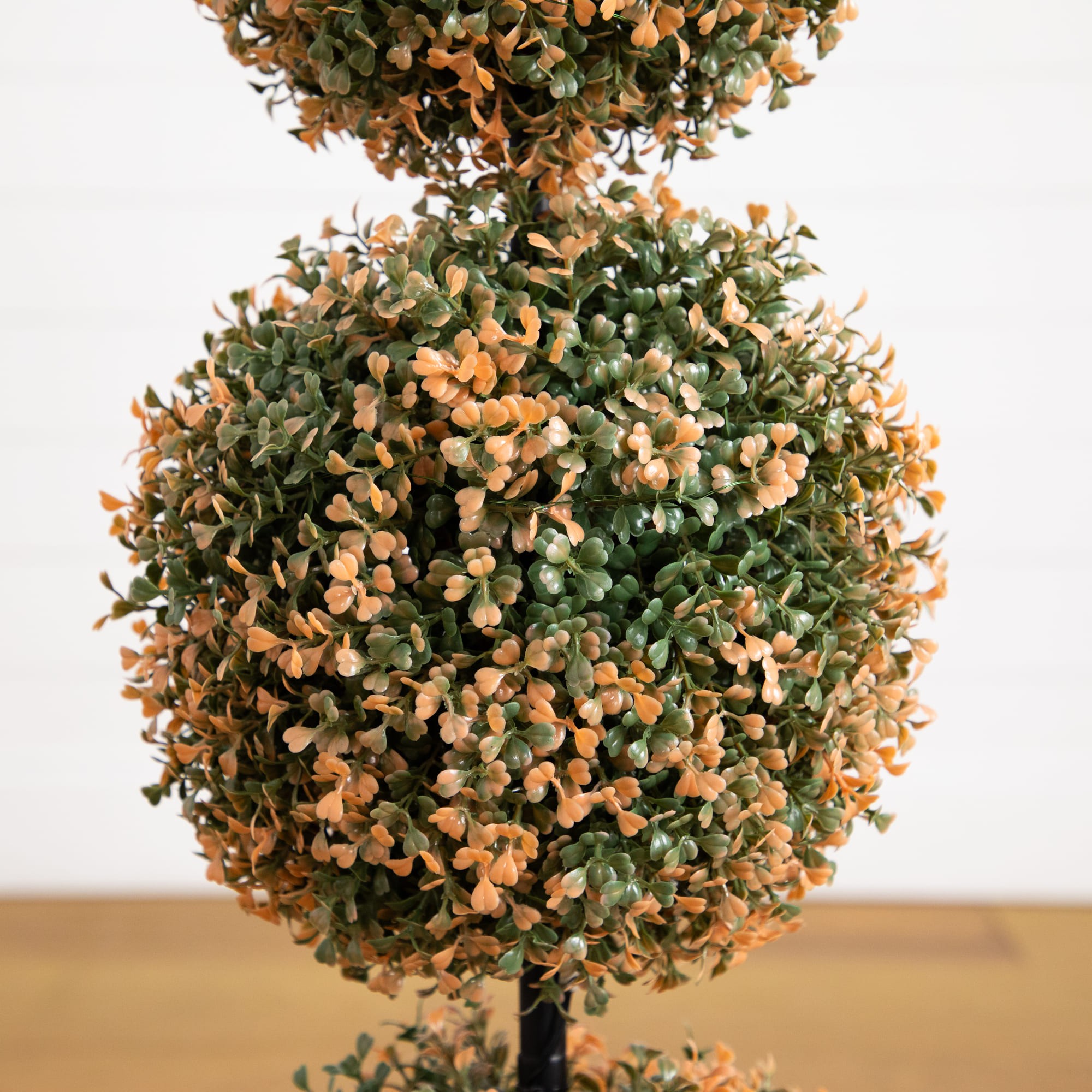 3-ft UV Resistant Autumn Triple Ball Boxwood Topiary with 30 Warm White LED Lights (Indoor/Outdoor) 3 3-ft UV Resistant Autumn Triple Ball Boxwood Topiary with 30 Warm White LED Lights (Indoor/Outdoor)