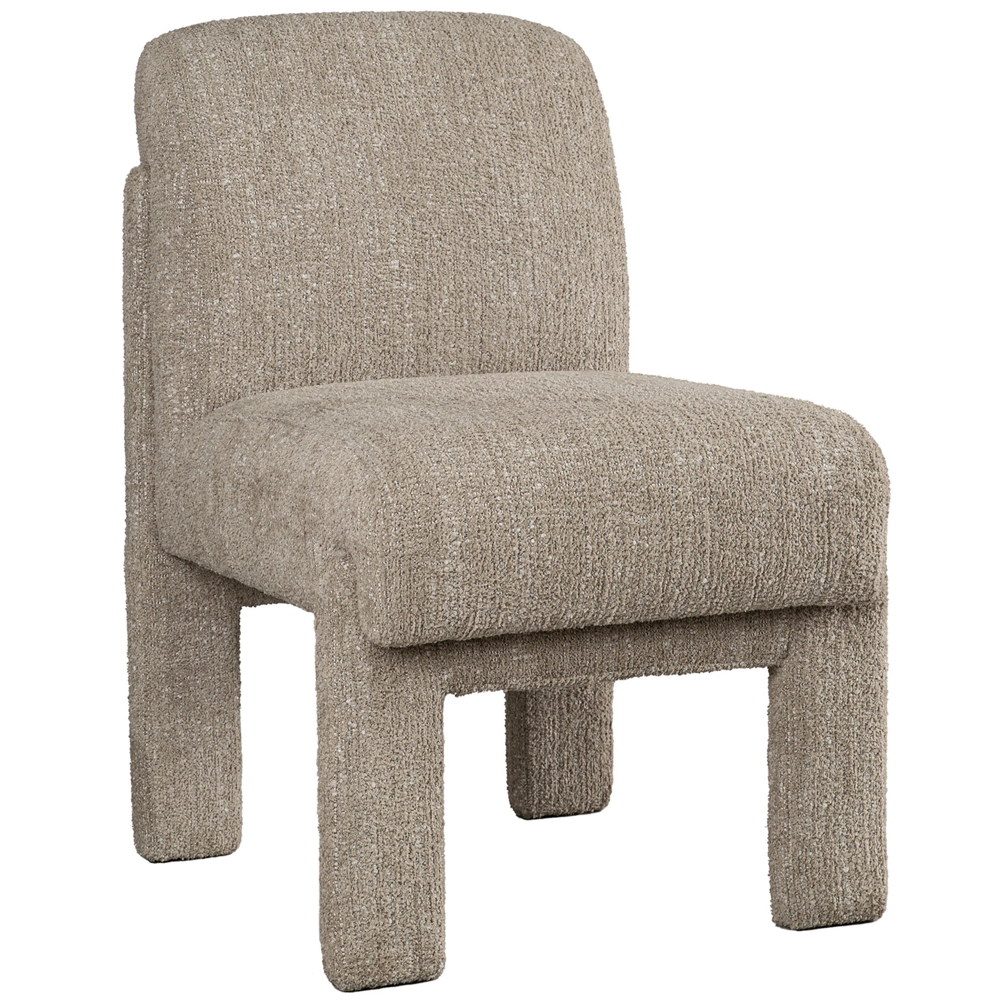 Biarritz Upholstered Woven Dining Chair, Clay 1 Biarritz Upholstered Woven Dining Chair, Clay