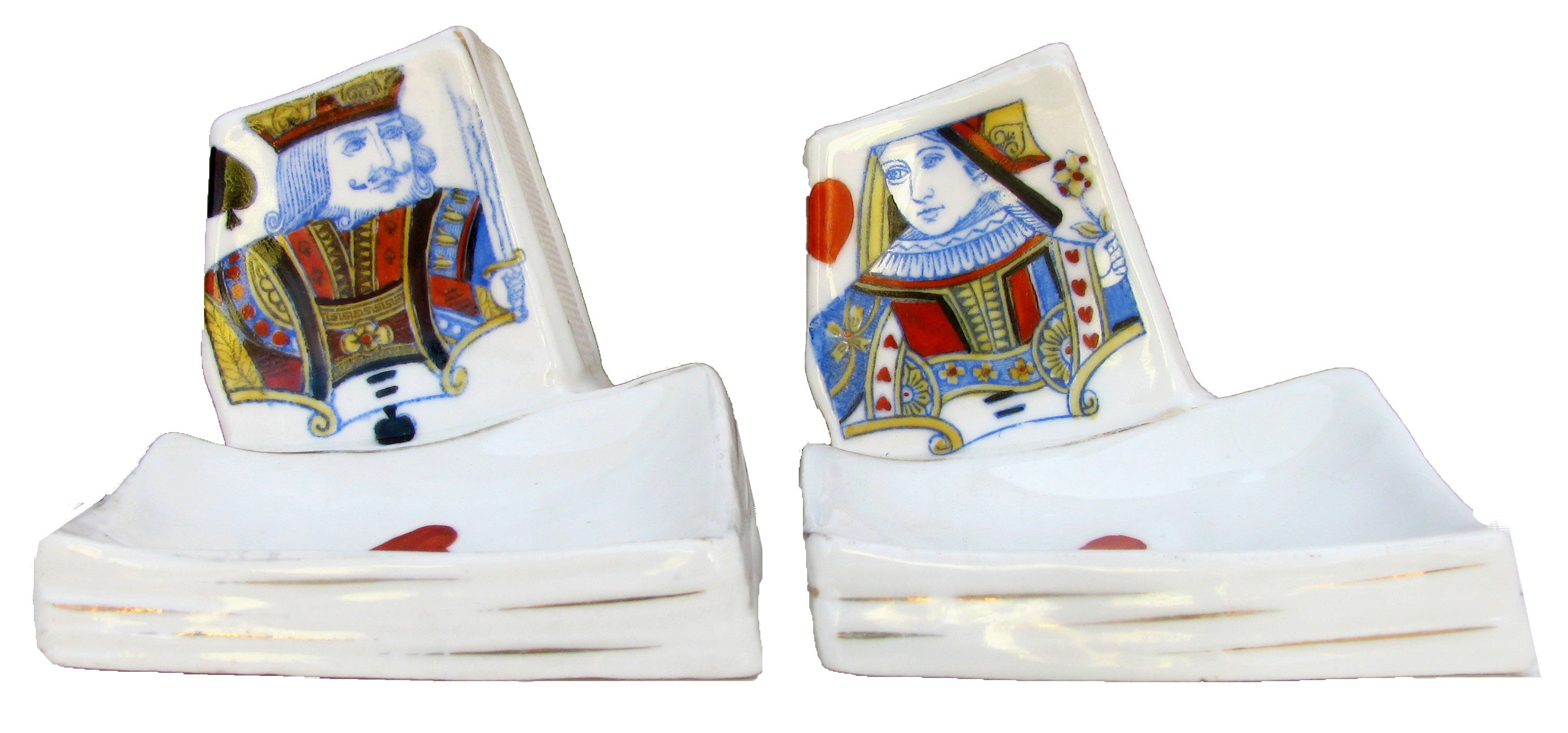 Midcentury Porcelain Match Strikes, Pair 1 Midcentury Porcelain Match Strikes, Pair