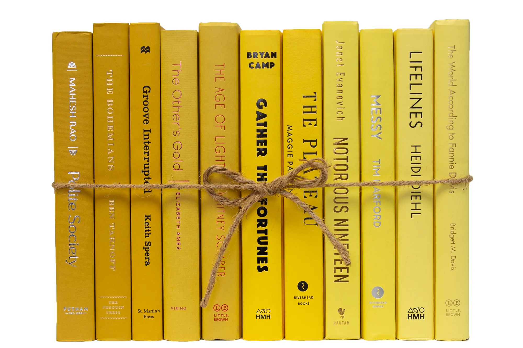 1-Foot Modern Book Bundle, Daffodil Ombre 2 1-Foot Modern Book Bundle, Daffodil Ombre