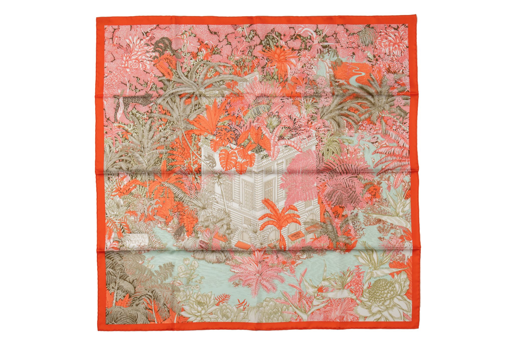 Herm¨¨s Tropical Garden Silk Scarf 1 Herm¨¨s Tropical Garden Silk Scarf