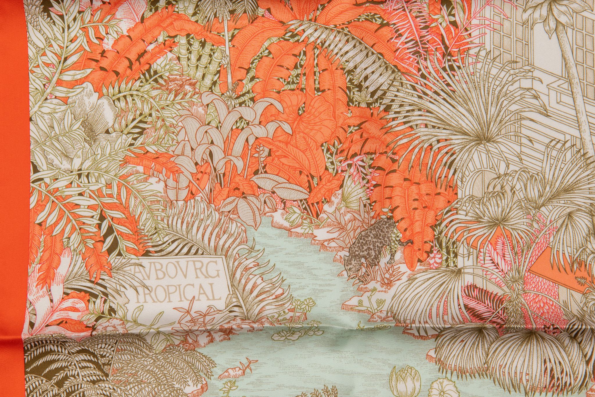 Herm¨¨s Tropical Garden Silk Scarf 2 Herm¨¨s Tropical Garden Silk Scarf