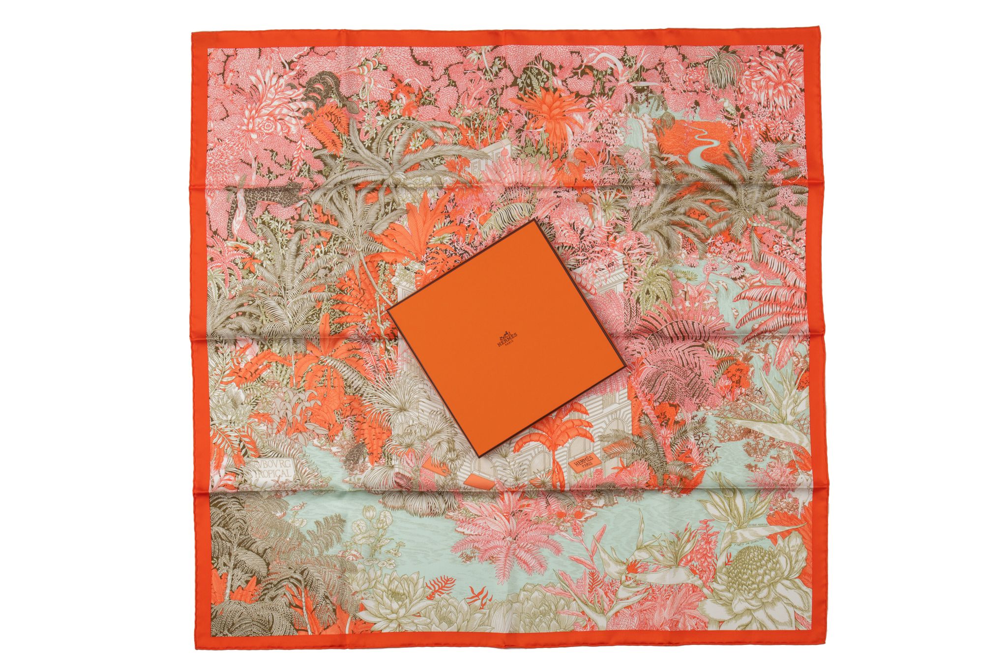 Herm¨¨s Tropical Garden Silk Scarf 3 Herm¨¨s Tropical Garden Silk Scarf