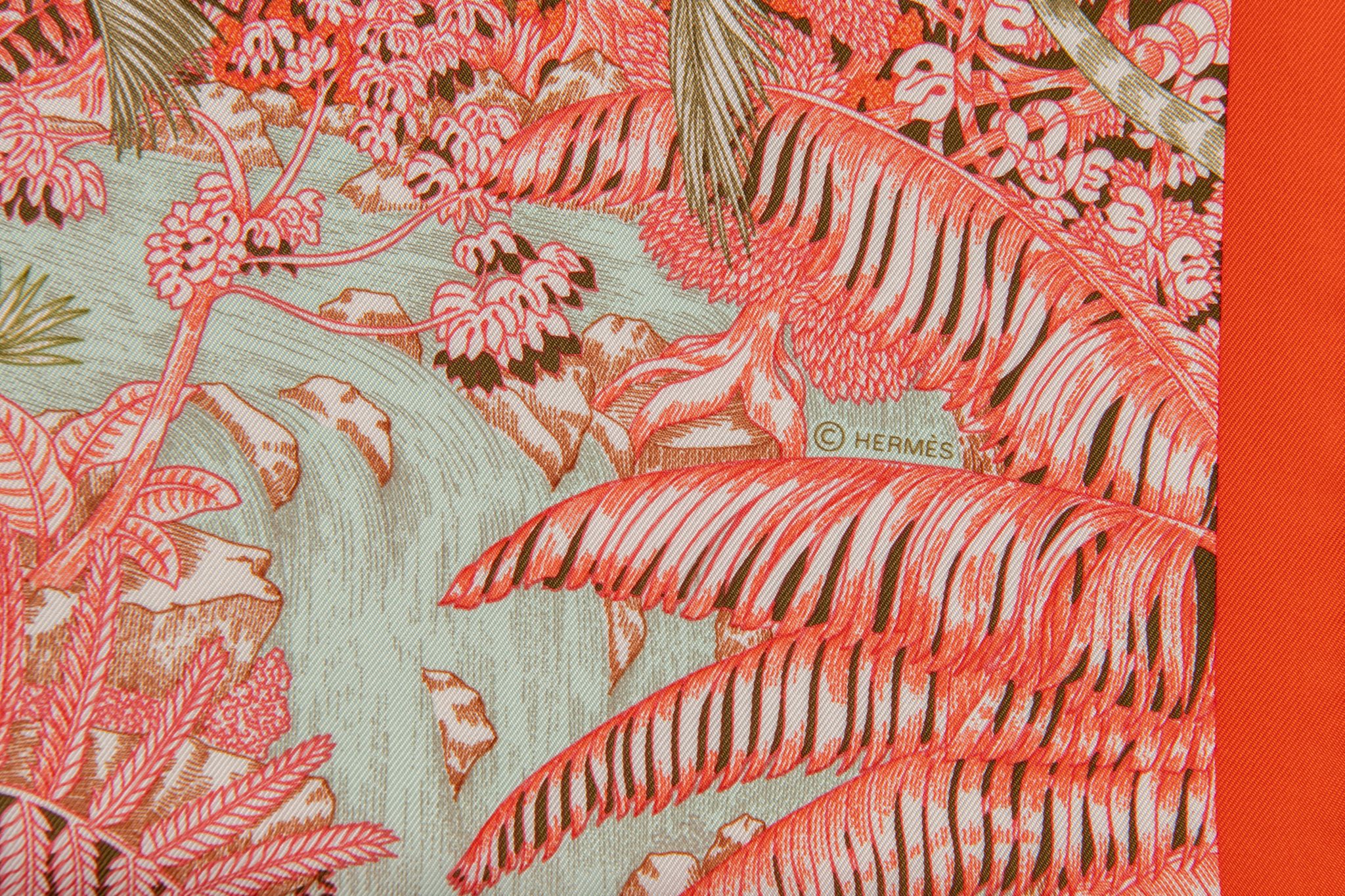 Herm¨¨s Tropical Garden Silk Scarf 6 Herm¨¨s Tropical Garden Silk Scarf