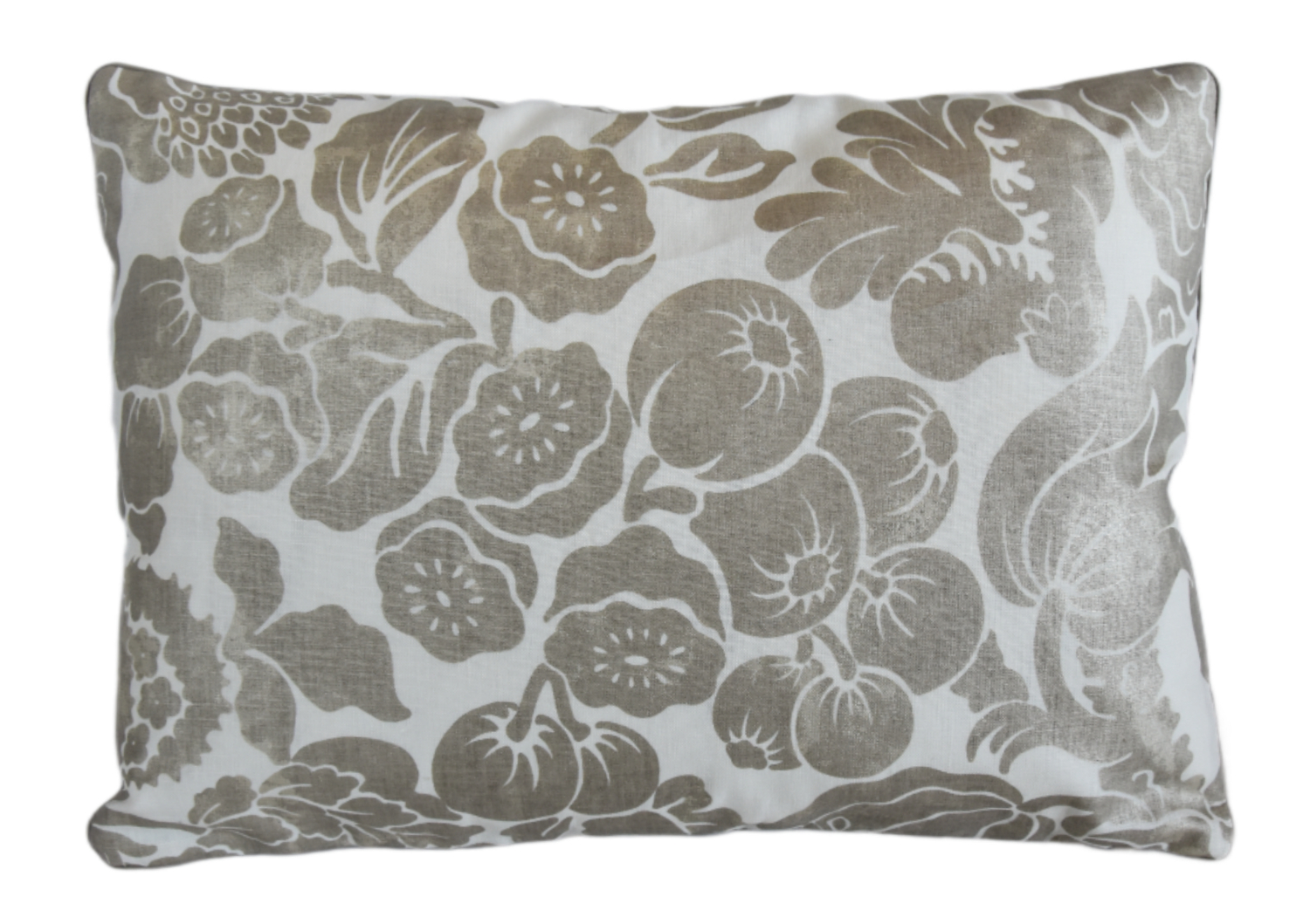 Scalamandre Elsa Linen Floral Pillow 4 Scalamandre Elsa Linen Floral Pillow