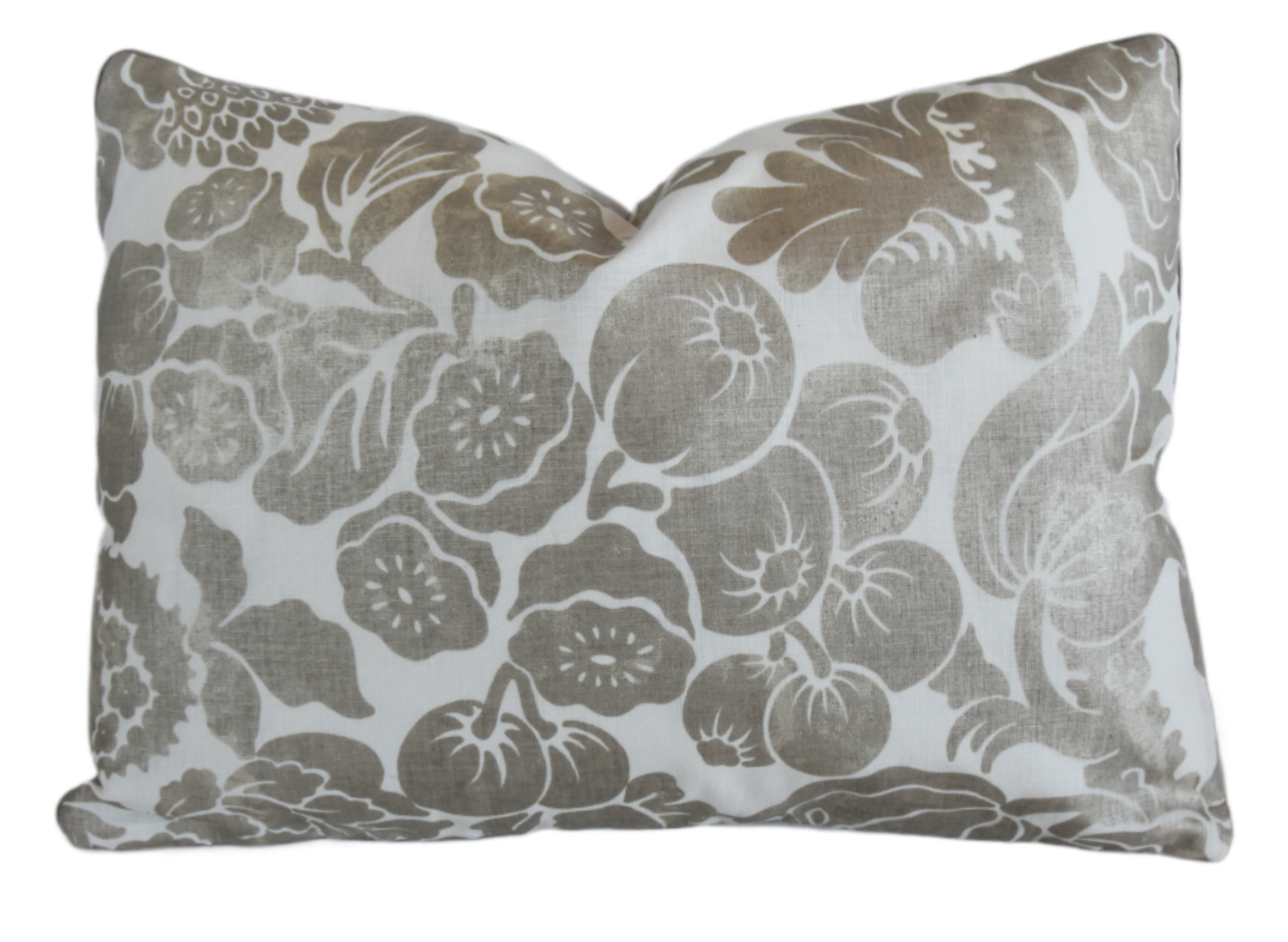 Scalamandre Elsa Linen Floral Pillow 5 Scalamandre Elsa Linen Floral Pillow