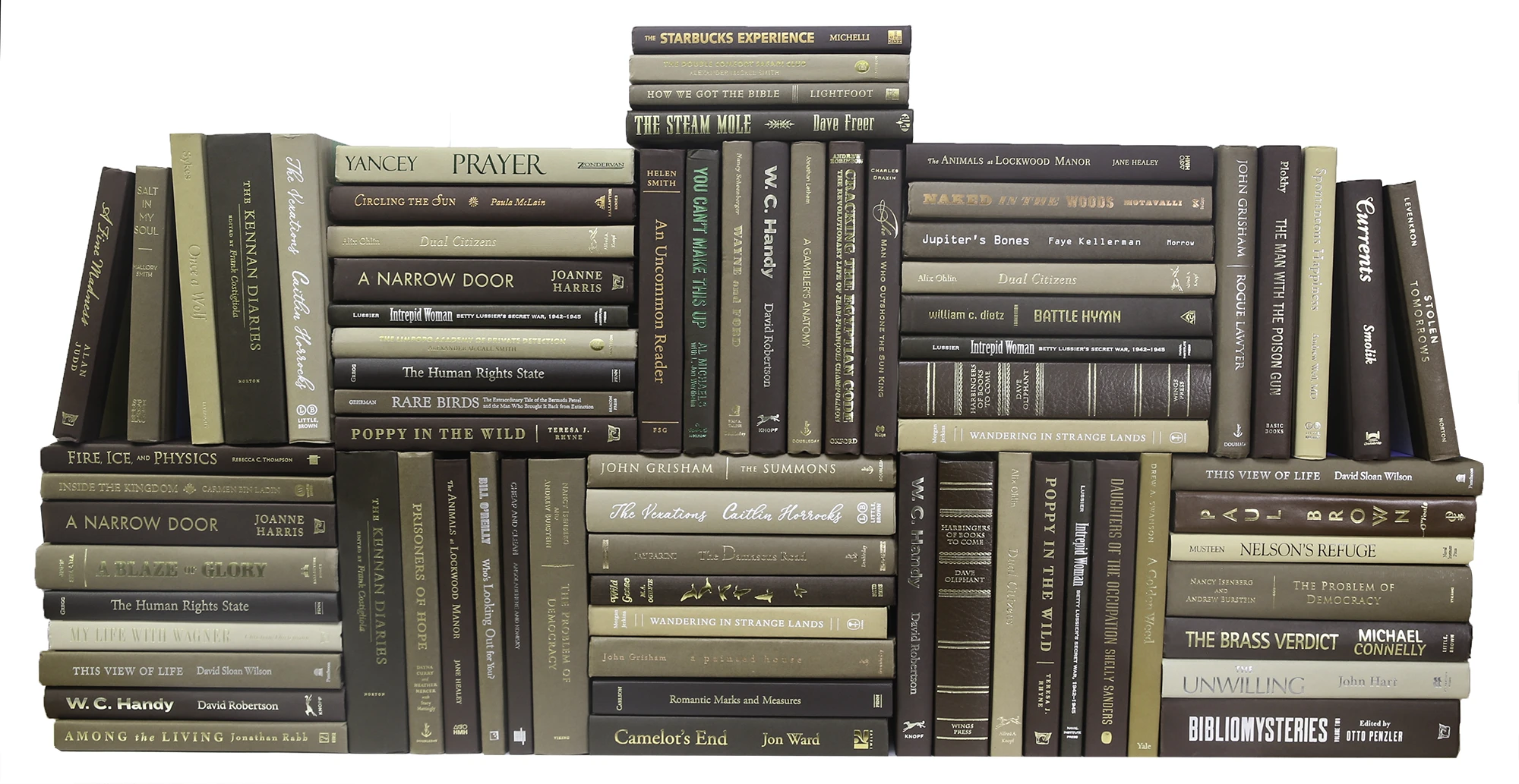 Set of 75 Modern Decorative Book Wall, Chocolate 1 Set of 75 Modern Decorative Book Wall, Chocolate
