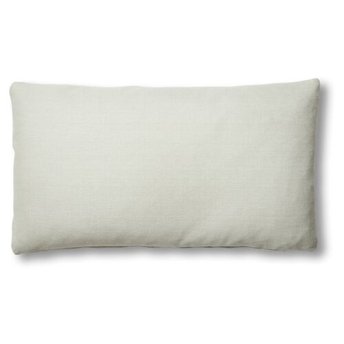 Ada Long Lumbar Pillow, Sea Glass Linen 1 Ada Long Lumbar Pillow, Sea Glass Linen