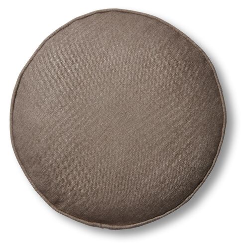 Claire 16x16 Disc Pillow, Earth Linen 1 Claire 16x16 Disc Pillow, Earth Linen