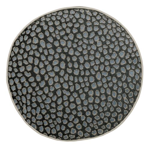Edyn Velvet Disc Pillow, Emerald Spot 2 Edyn Velvet Disc Pillow, Emerald Spot