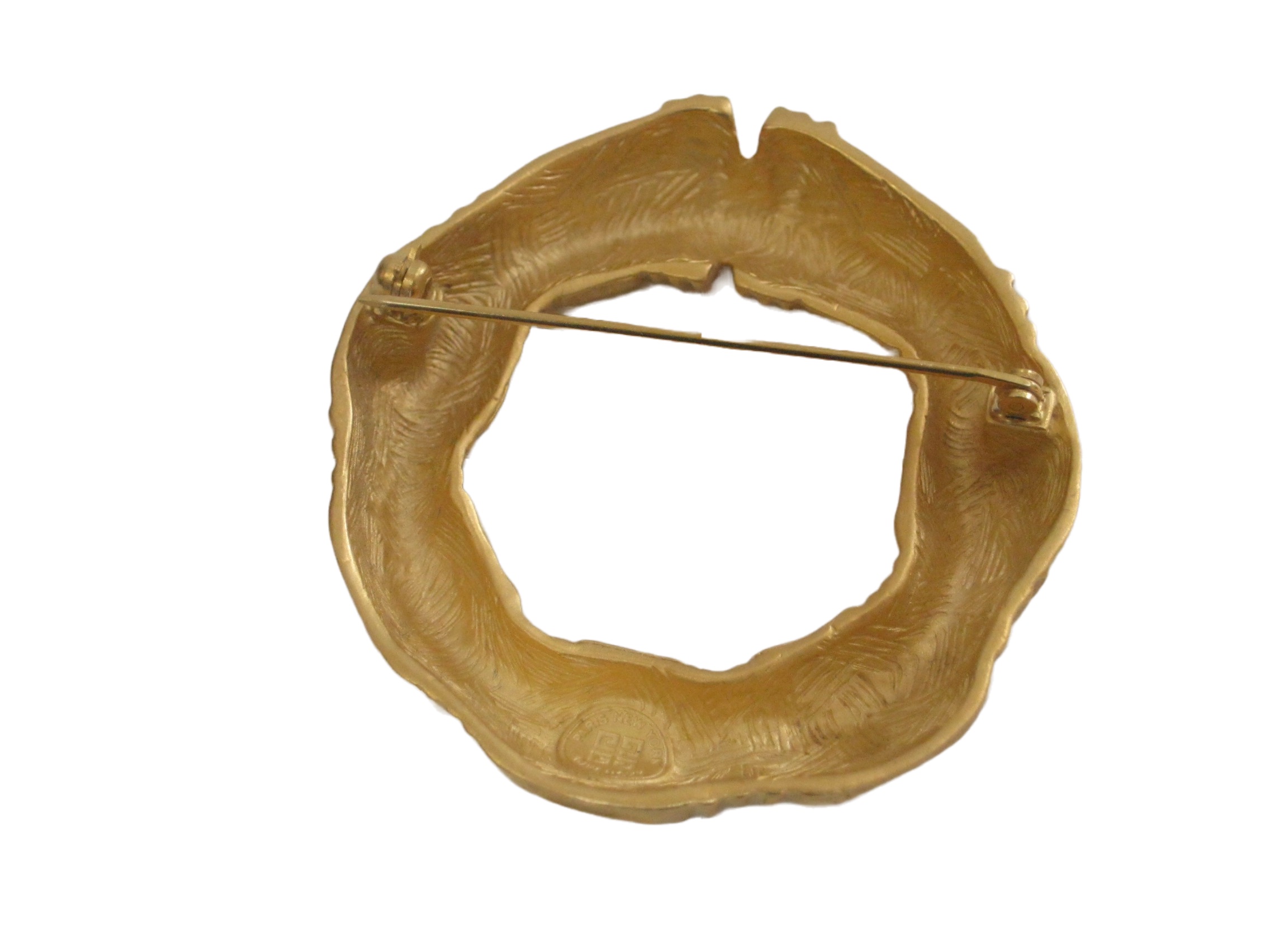 1980s Givenchy Classic Carved Brooch 3 1980s Givenchy Classic Carved Brooch