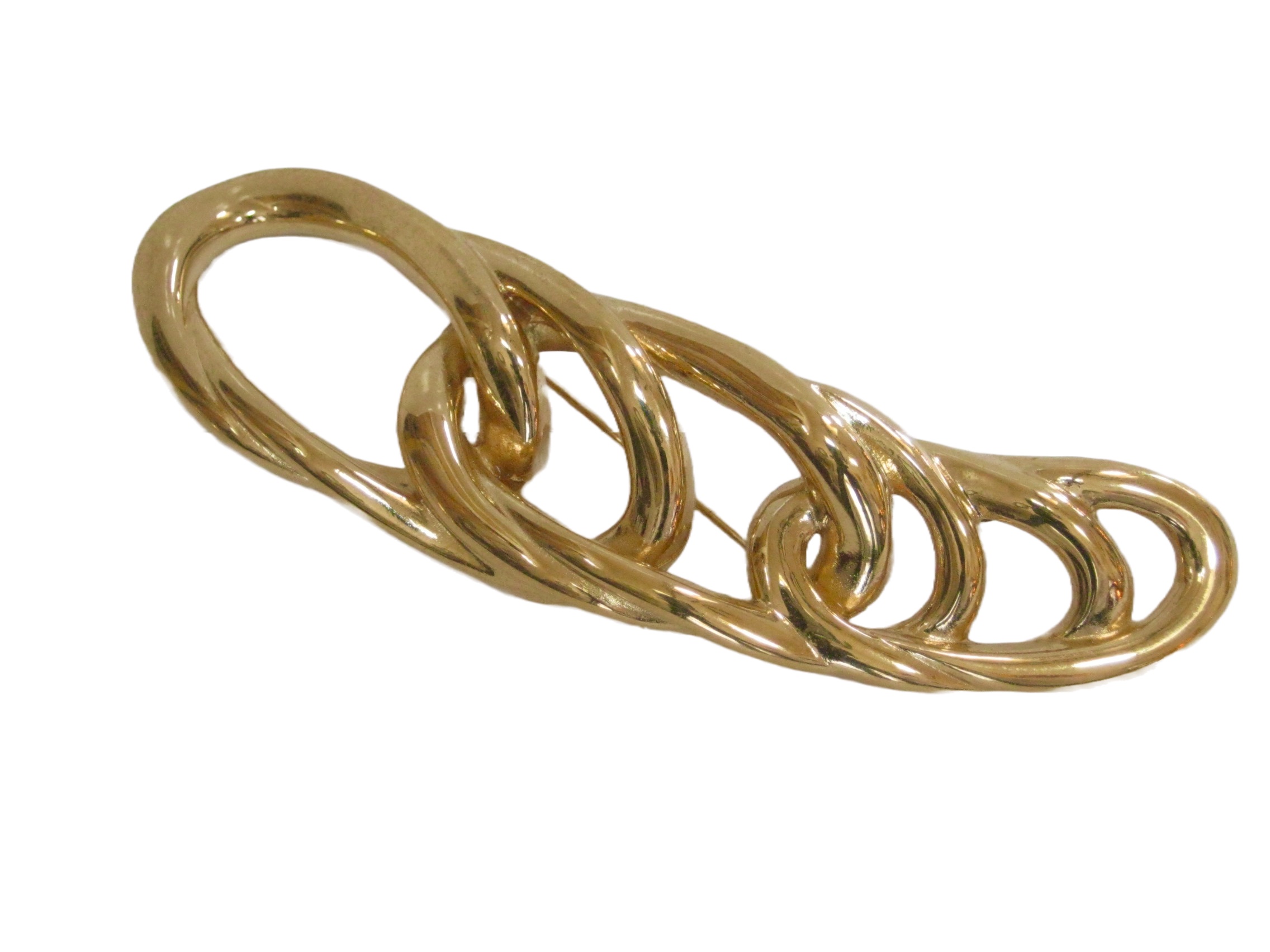 Givenchy LargeGold Infinity Brooch.