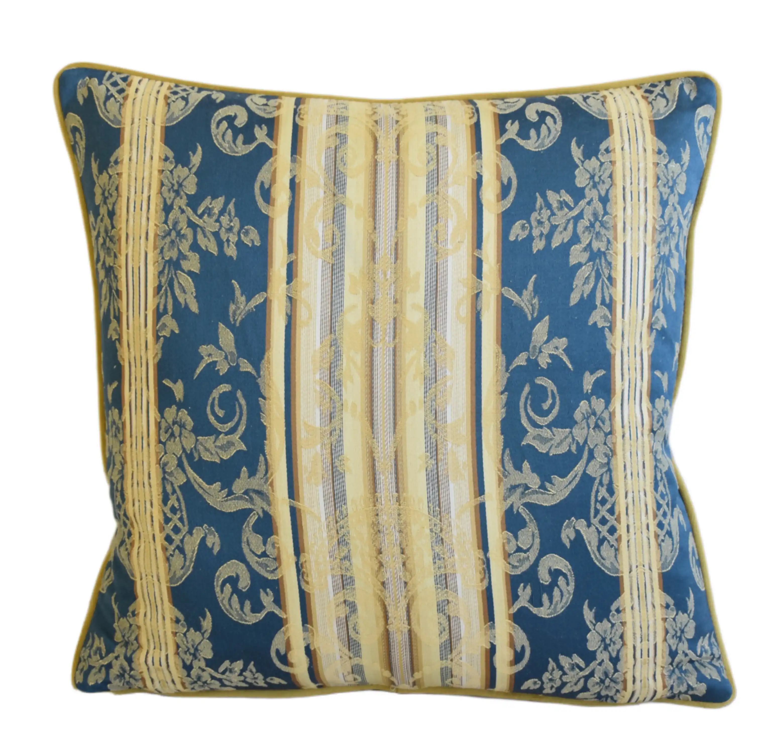 Old World Weavers Blue & Gold Pillow 2 Old World Weavers Blue & Gold Pillow