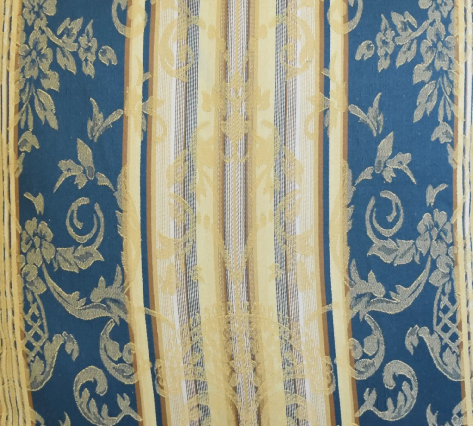 Old World Weavers Blue & Gold Pillow 6 Old World Weavers Blue & Gold Pillow