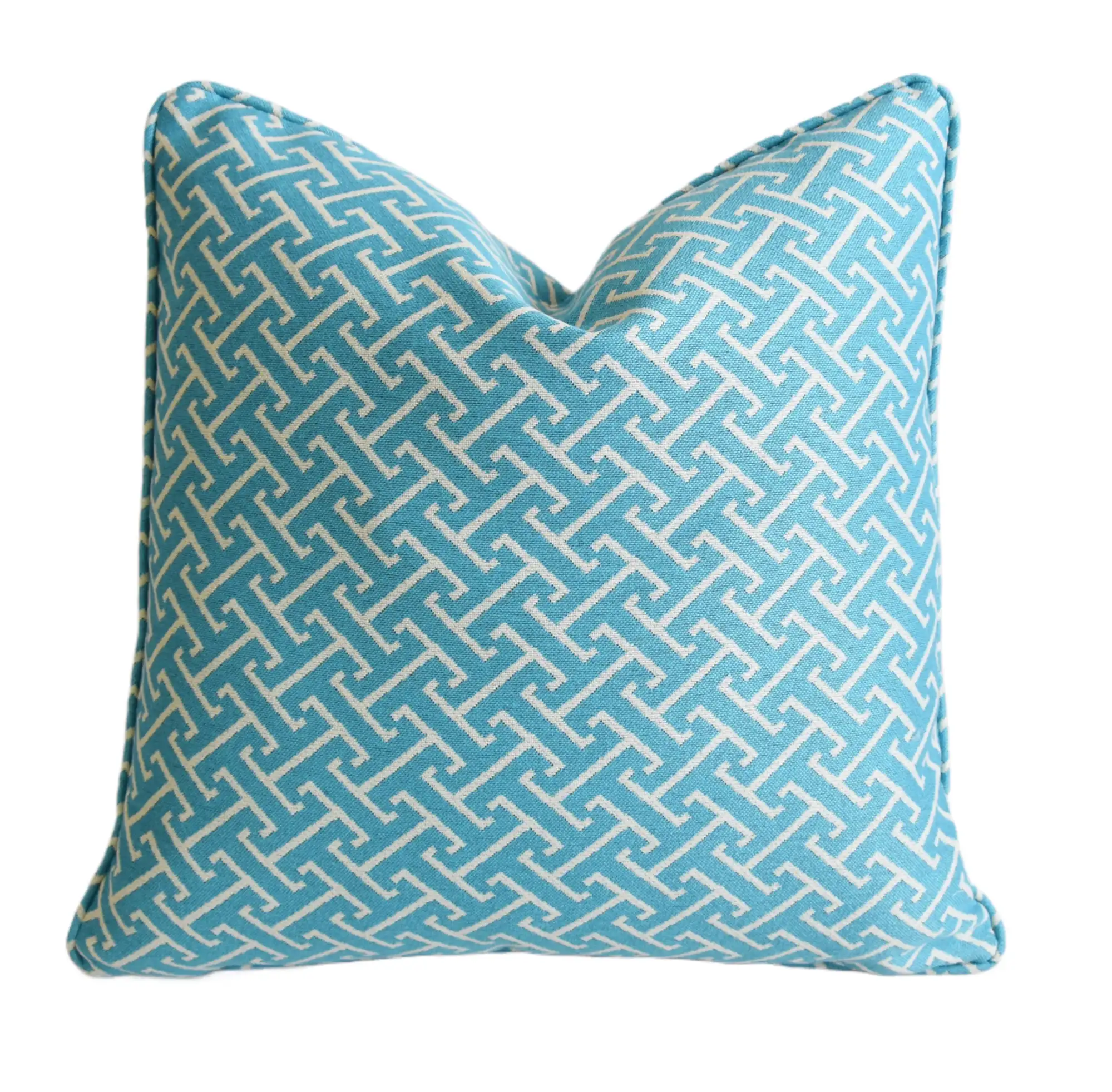 Sky-Blue Geometric Pillow 1 Sky-Blue Geometric Pillow