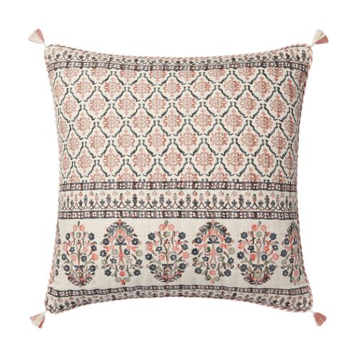 Cassida Block Print Pillow 1 Cassida Block Print Pillow