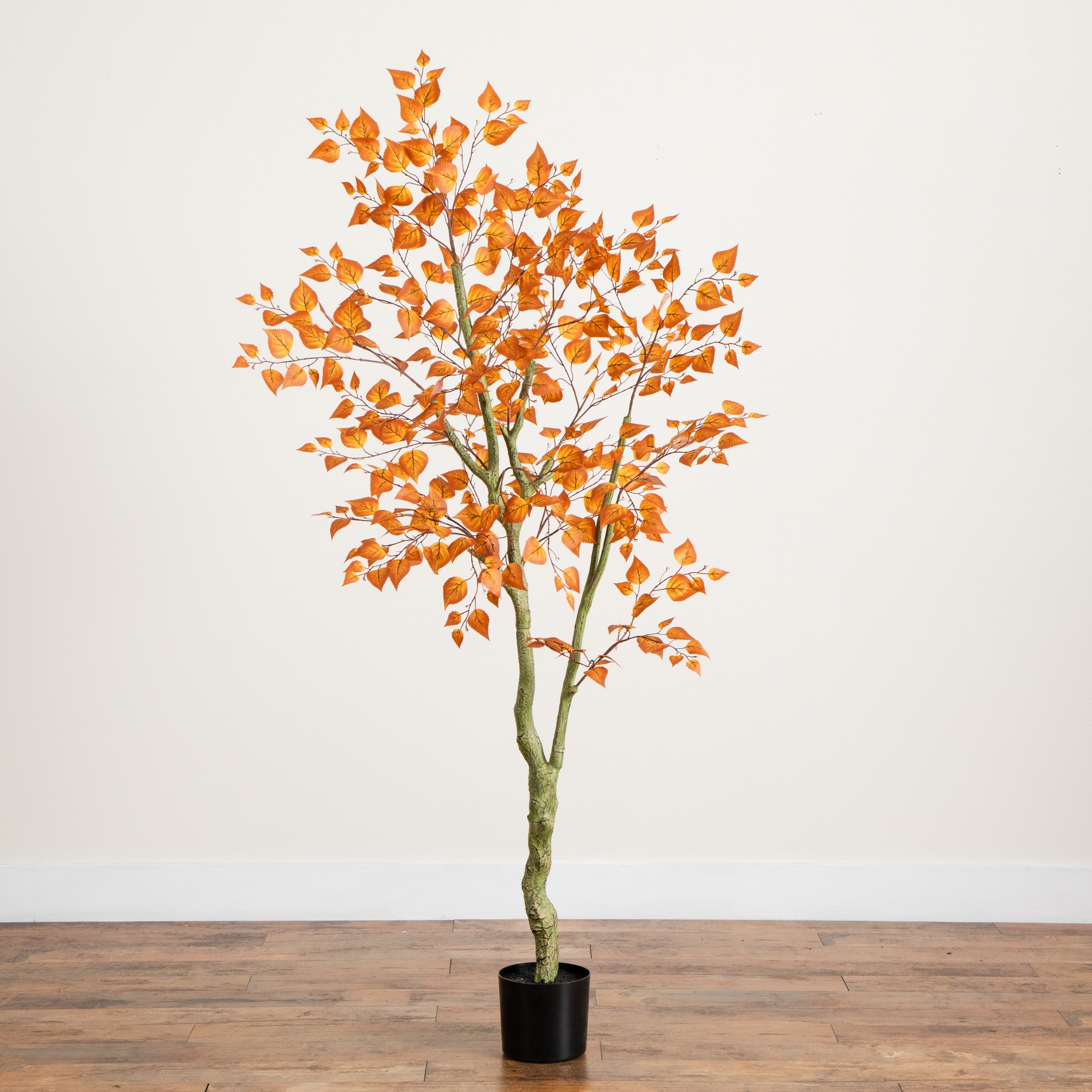 6-ft Autumn Birch Leaf Fall Tree 6 6-ft Autumn Birch Leaf Fall Tree