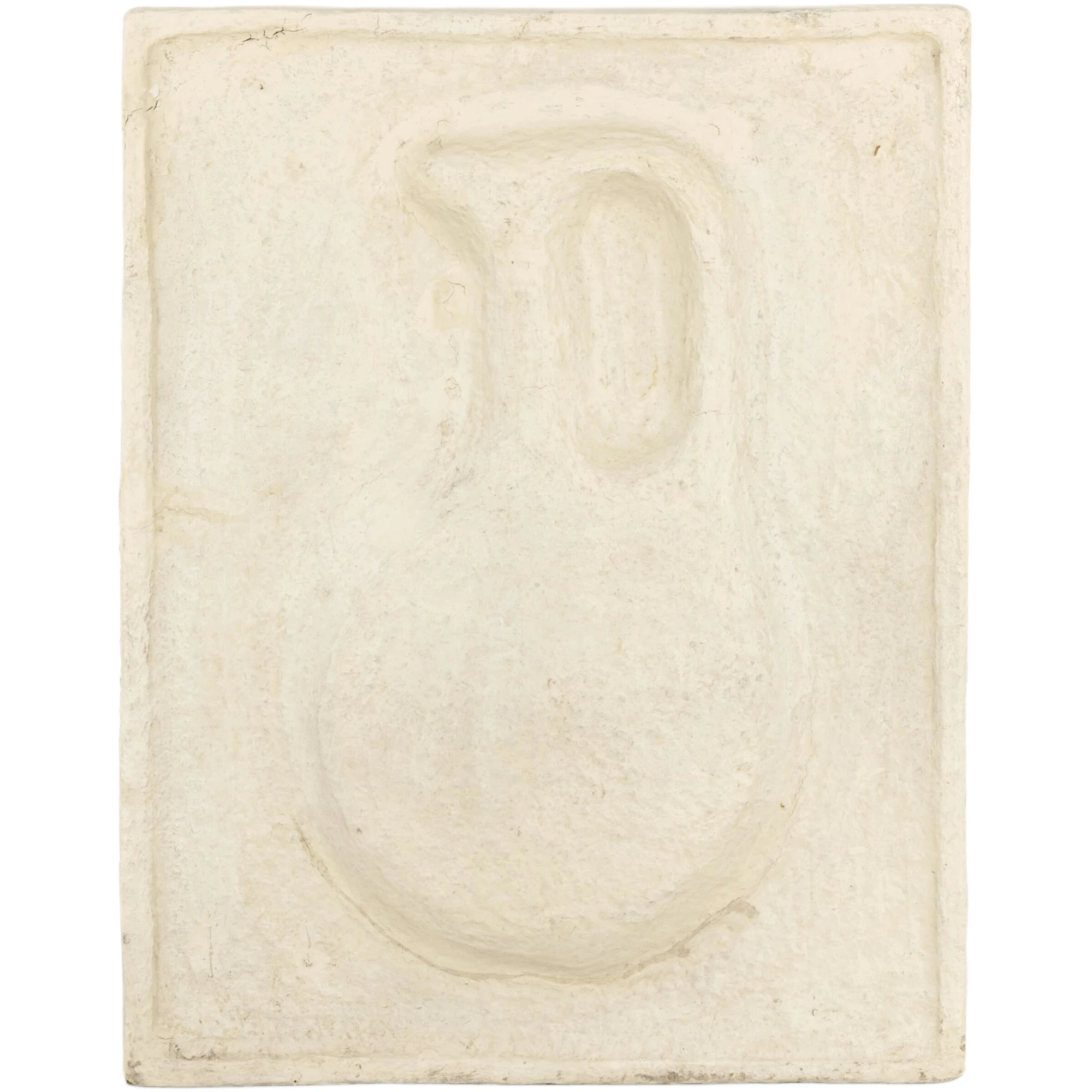 Bristelle Relief Sculpture II, Natural Paper Mache 1 Bristelle Relief Sculpture II, Natural Paper Mache