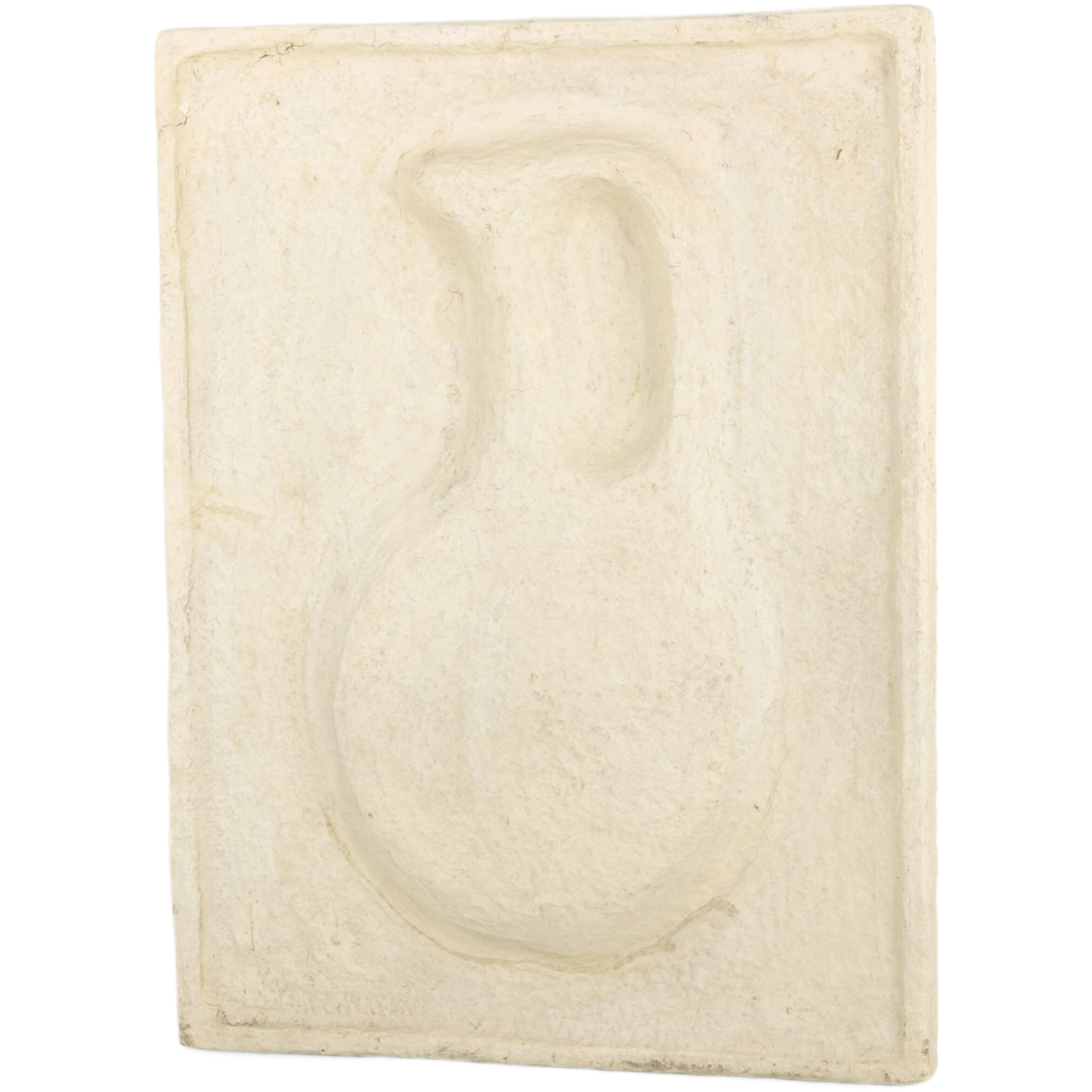 Bristelle Relief Sculpture II, Natural Paper Mache 3 Bristelle Relief Sculpture II, Natural Paper Mache