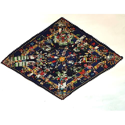 Herm¨¨s Kachinas Double-Pleated Scarf 1 Herm¨¨s Kachinas Double-Pleated Scarf