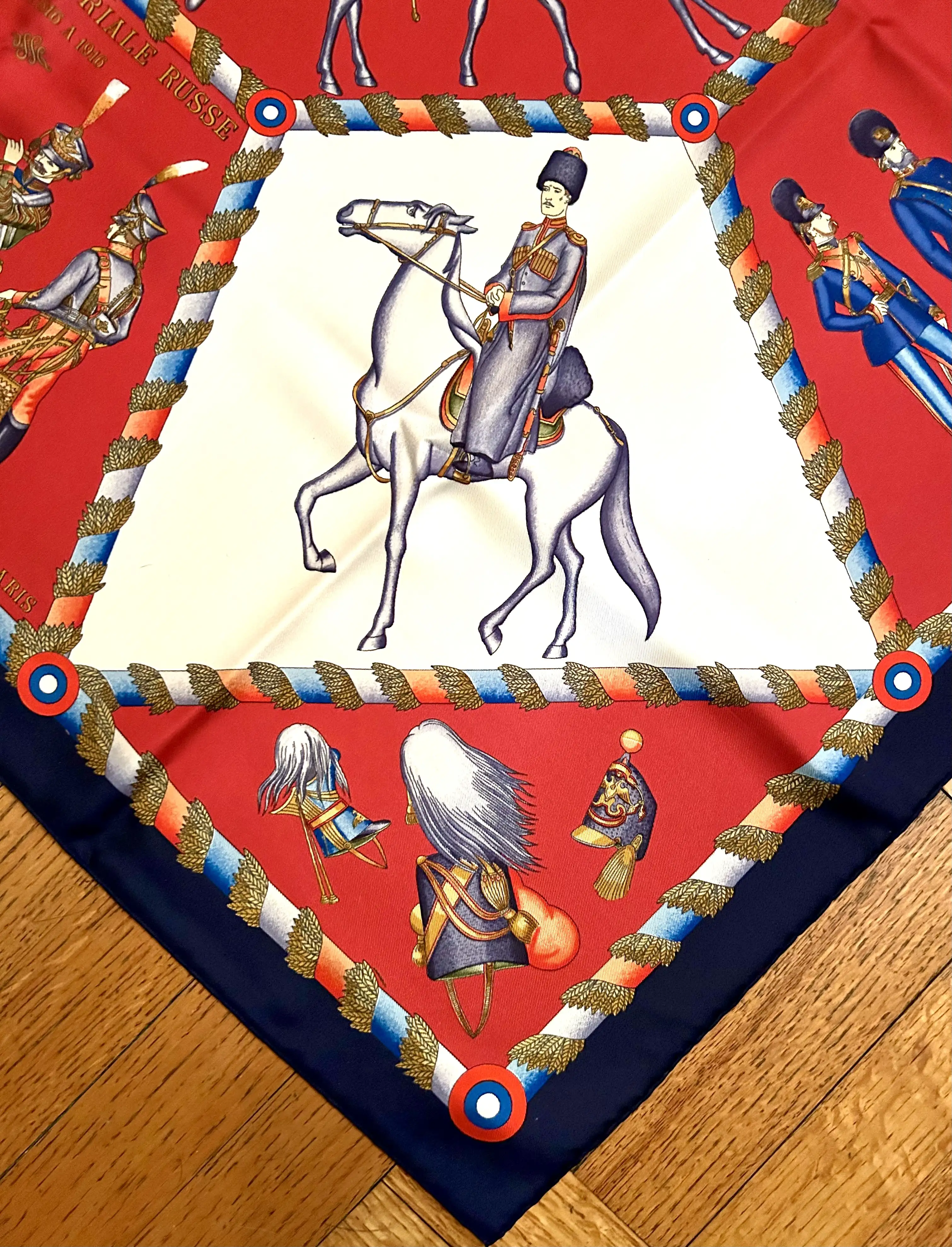 Hermes L¡¯Armee Imperiale Russe Scarf 2 Hermes L¡¯Armee Imperiale Russe Scarf