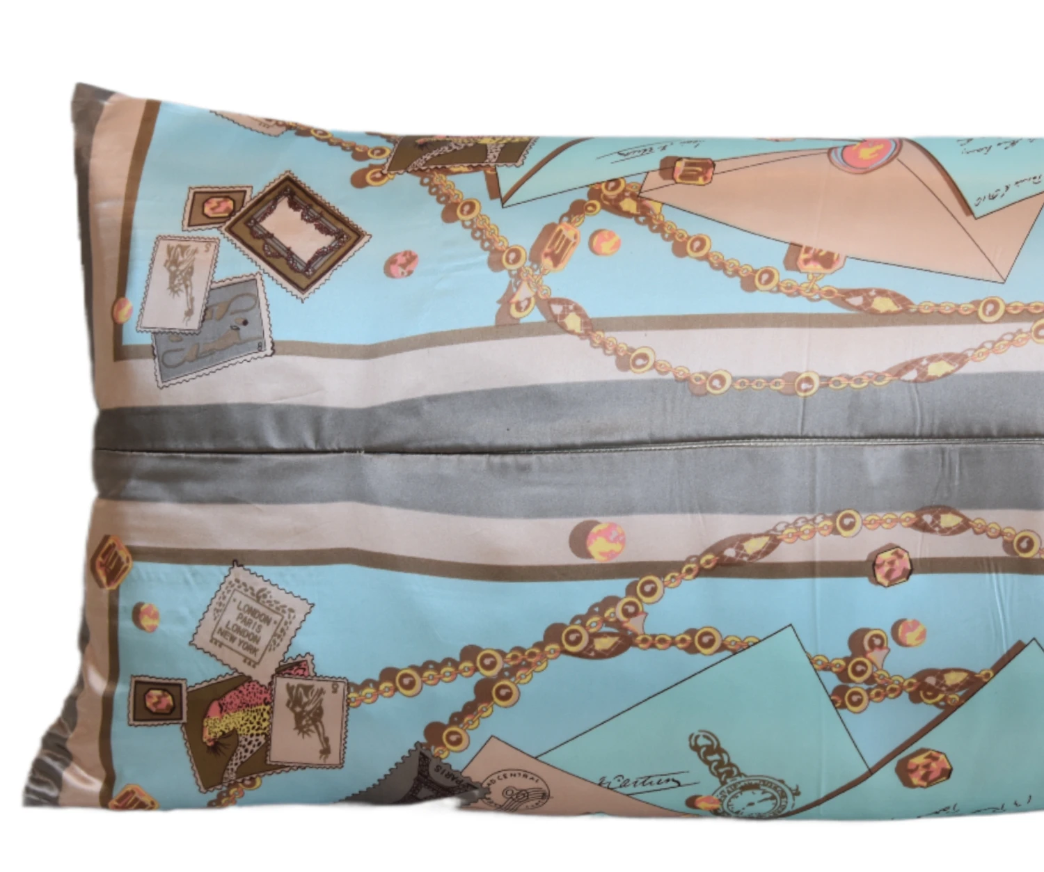 Vintage Elegant World Motif Scarf Pillow 2 Vintage Elegant World Motif Scarf Pillow