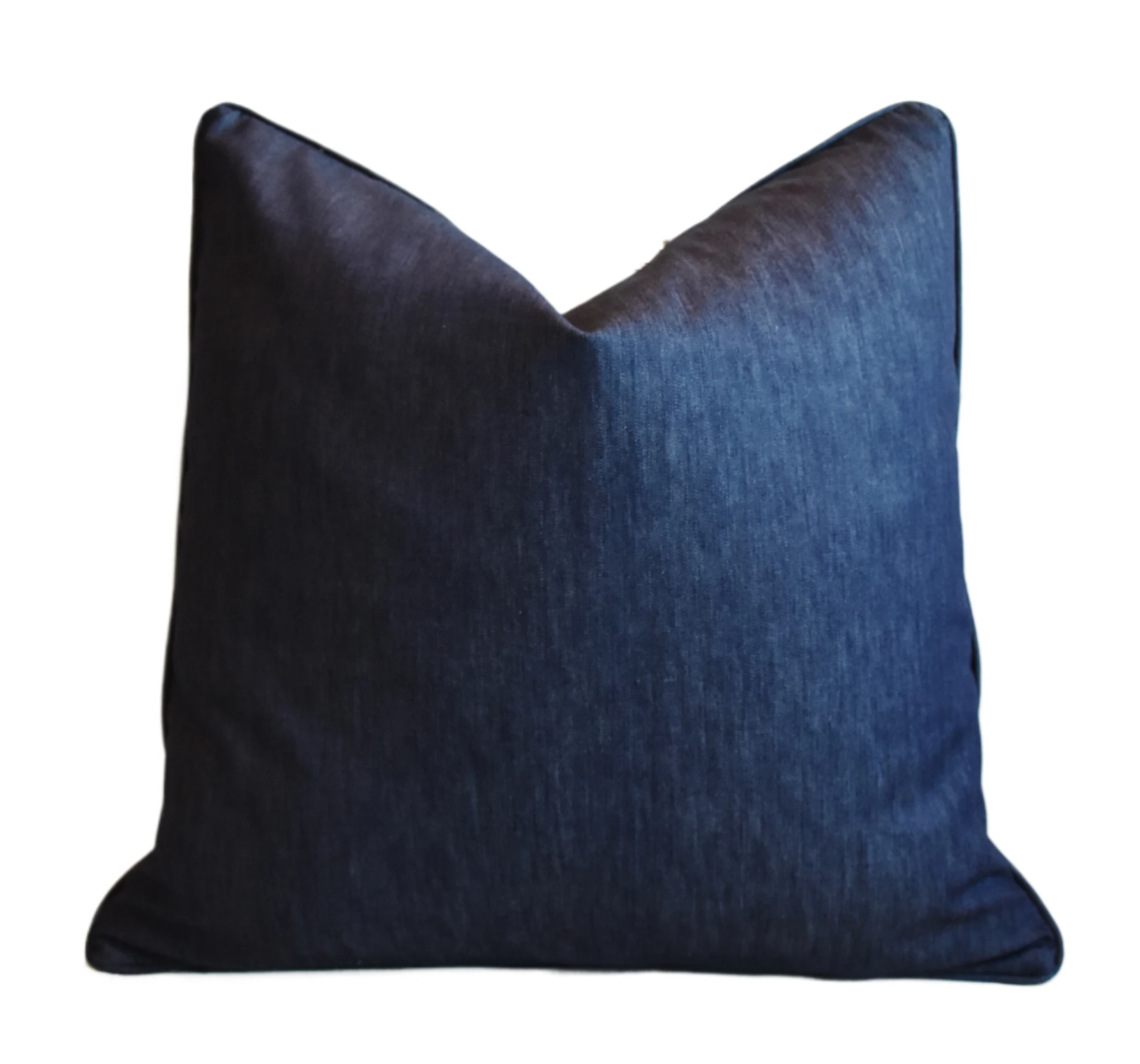 Blue Denim Cotton Fabric Pillow 6 Blue Denim Cotton Fabric Pillow