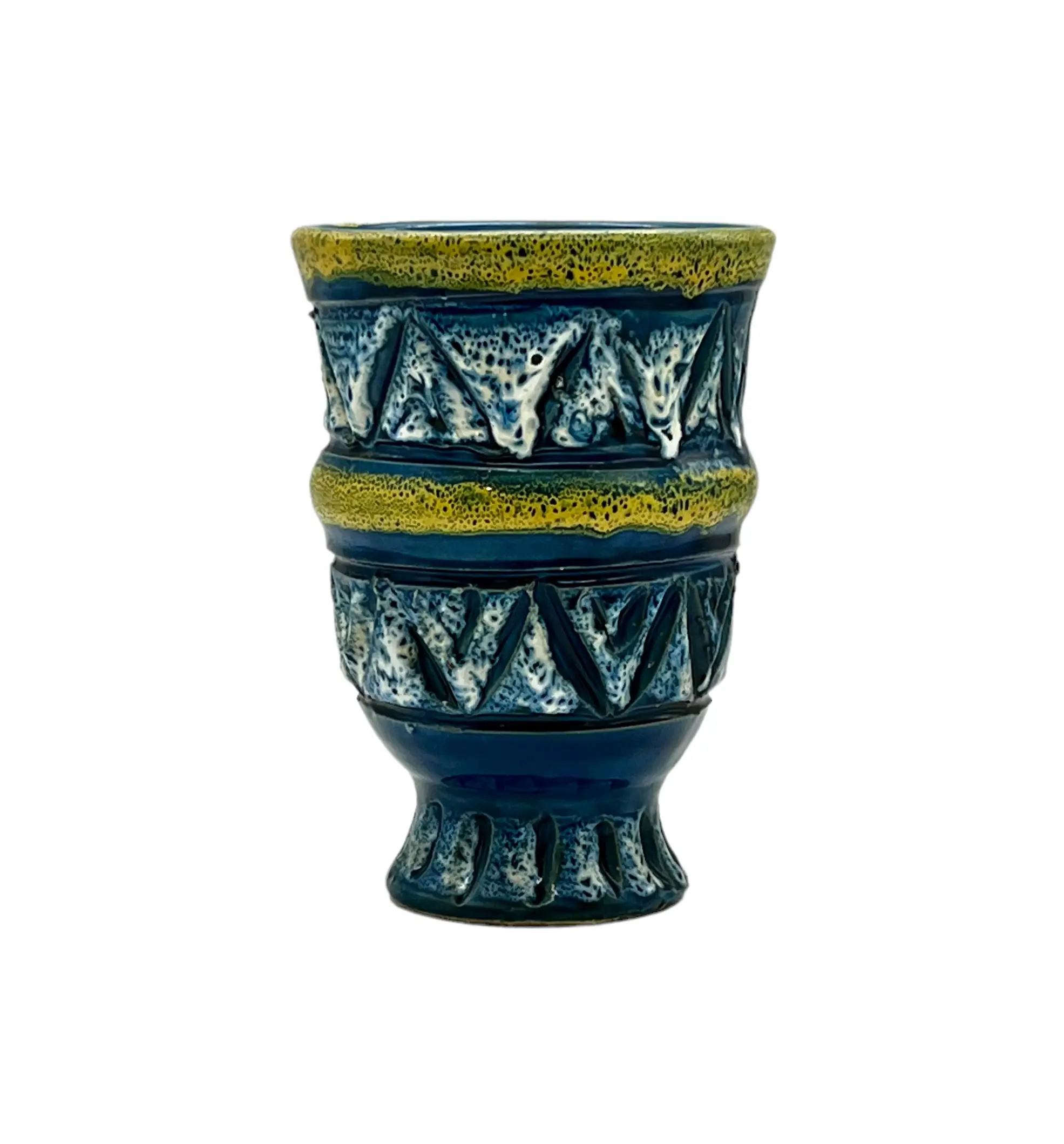 1970s Midcentury Italian Sgrafitto Vase 1 1970s Midcentury Italian Sgrafitto Vase