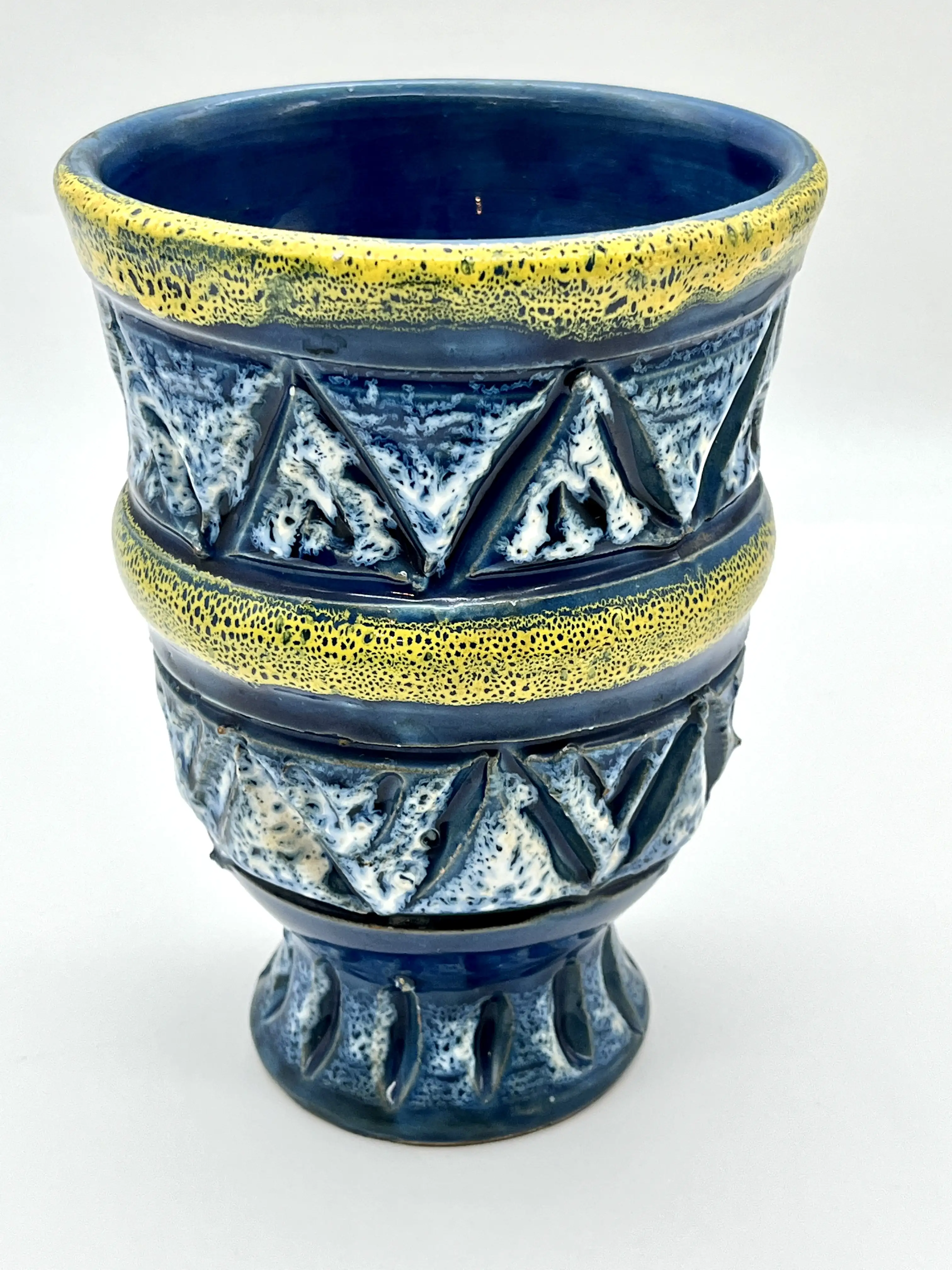 1970s Midcentury Italian Sgrafitto Vase 3 1970s Midcentury Italian Sgrafitto Vase