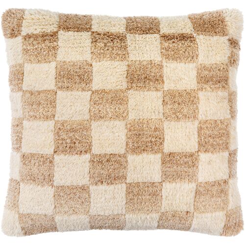 Lukas Checkered Wool Pillow 1 Lukas Checkered Wool Pillow