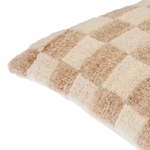 Lukas Checkered Wool Pillow 4 Lukas Checkered Wool Pillow