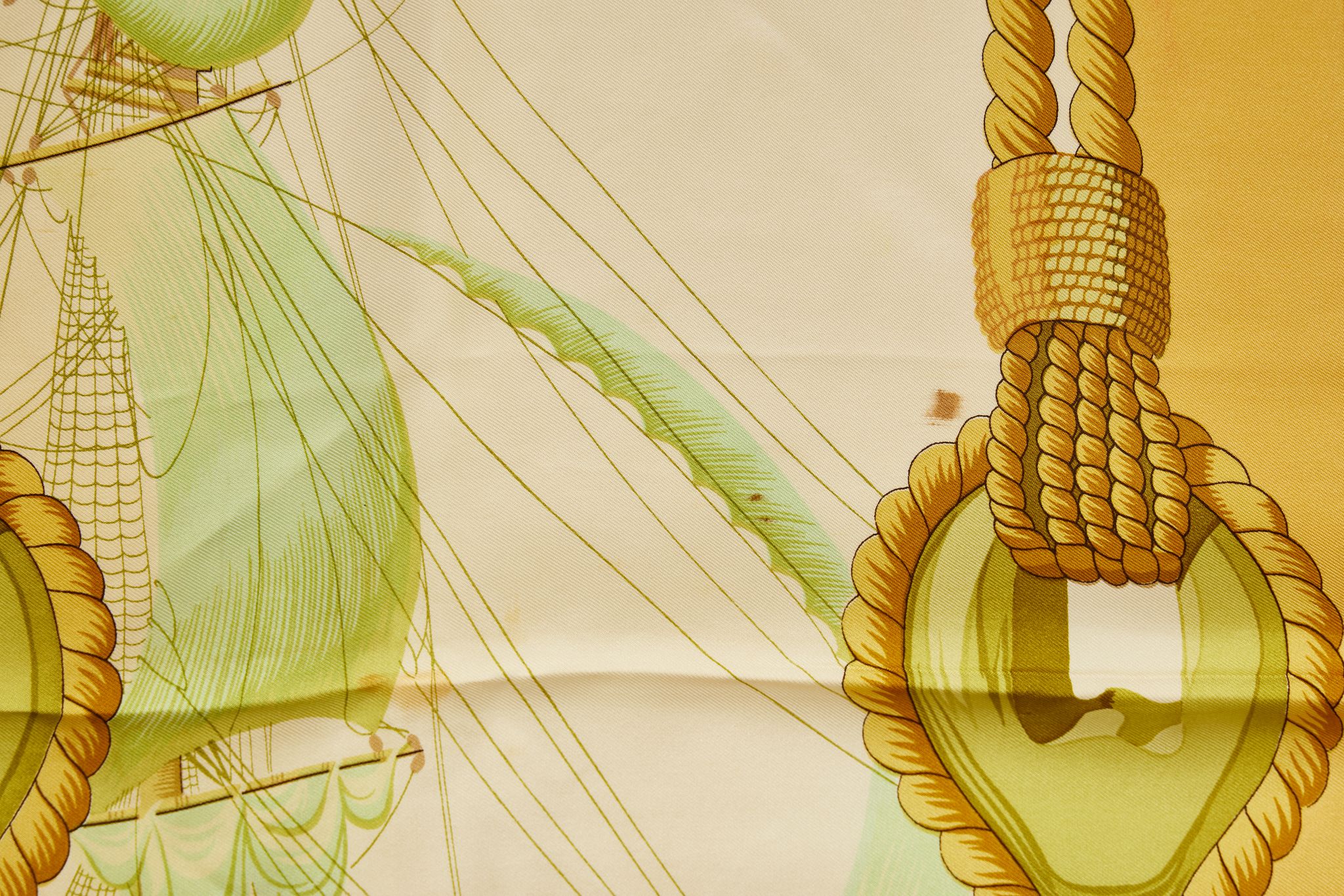 Herm¨¨s 90cm Silk Twill Tribord Scarf 5 Herm¨¨s 90cm Silk Twill Tribord Scarf