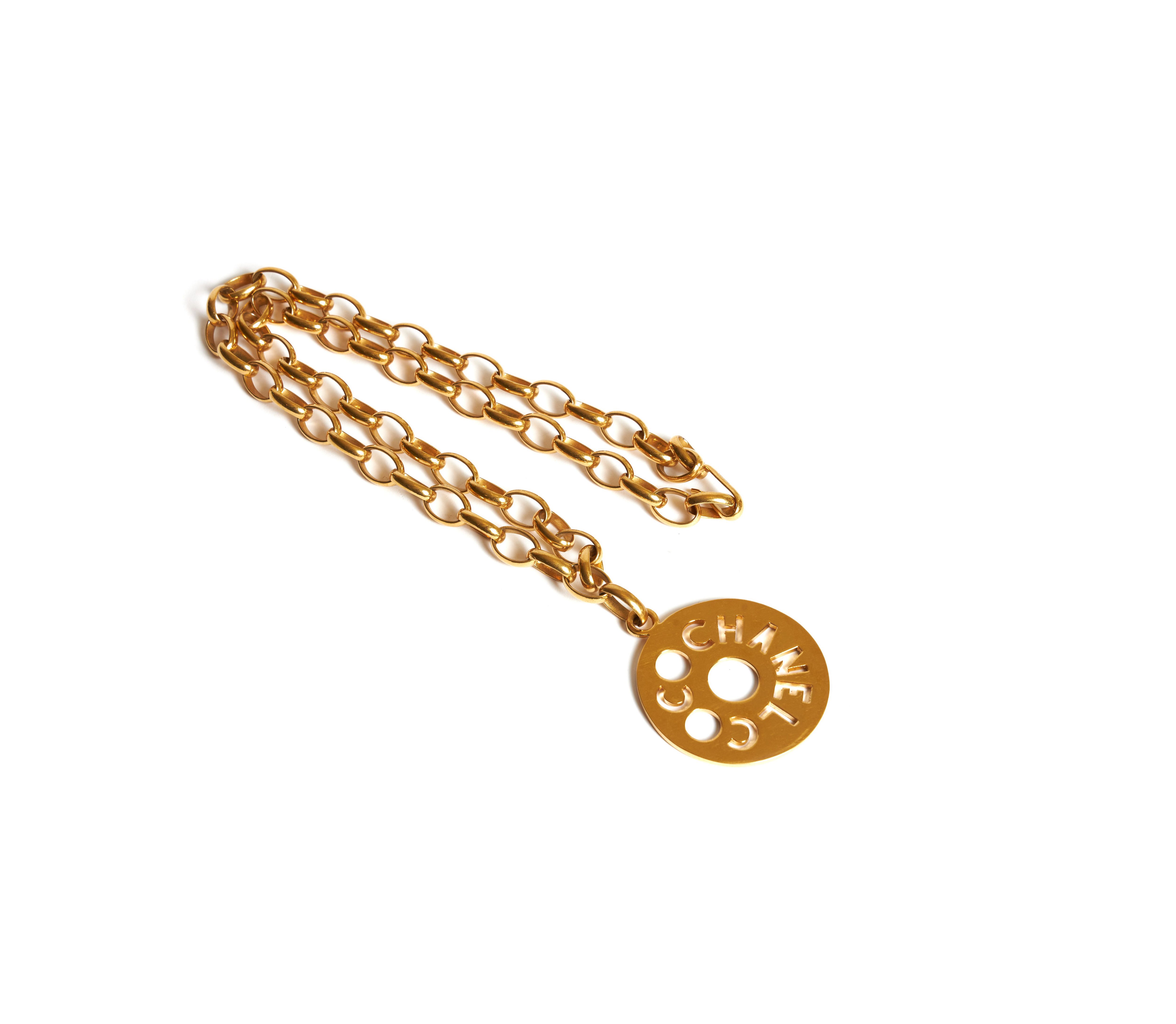 Chanel 70s Iconic Oversize Pendant 1 Chanel 70s Iconic Oversize Pendant