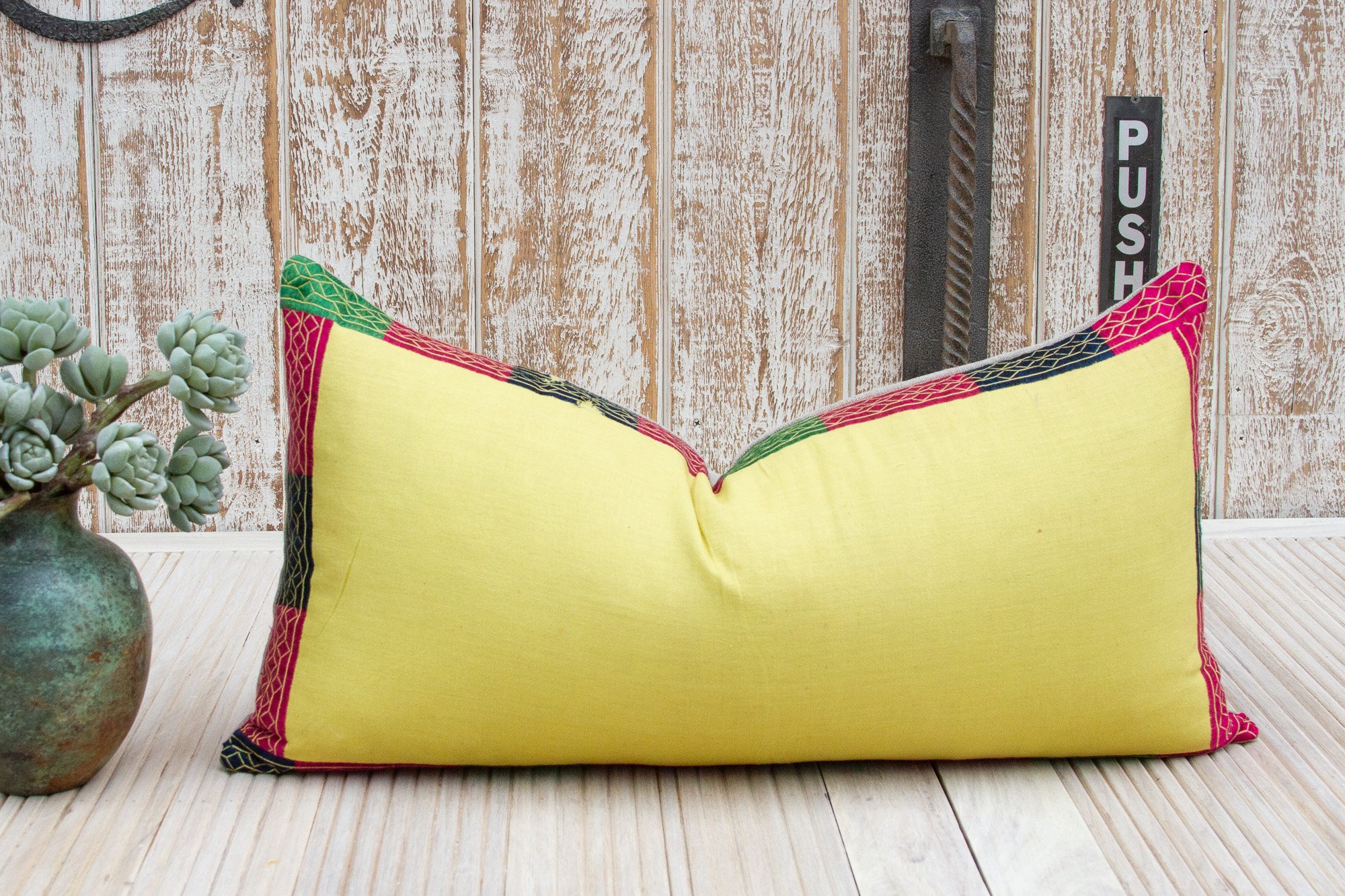 Antique Kalika Sindh Silk Pillow 2 Antique Kalika Sindh Silk Pillow