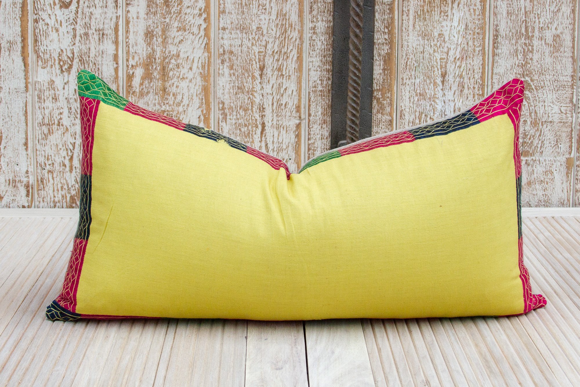 Antique Kalika Sindh Silk Pillow 6 Antique Kalika Sindh Silk Pillow
