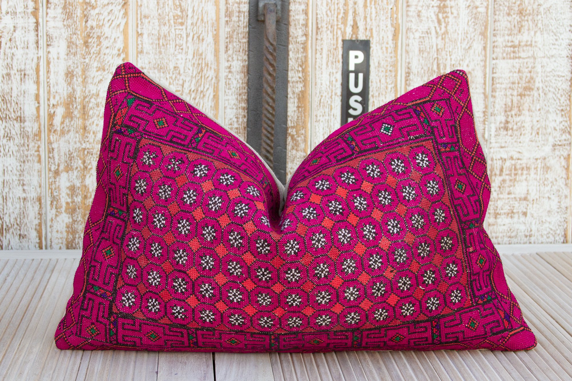 Leena Silk Embroidered Antique Pillow 9 Leena Silk Embroidered Antique Pillow
