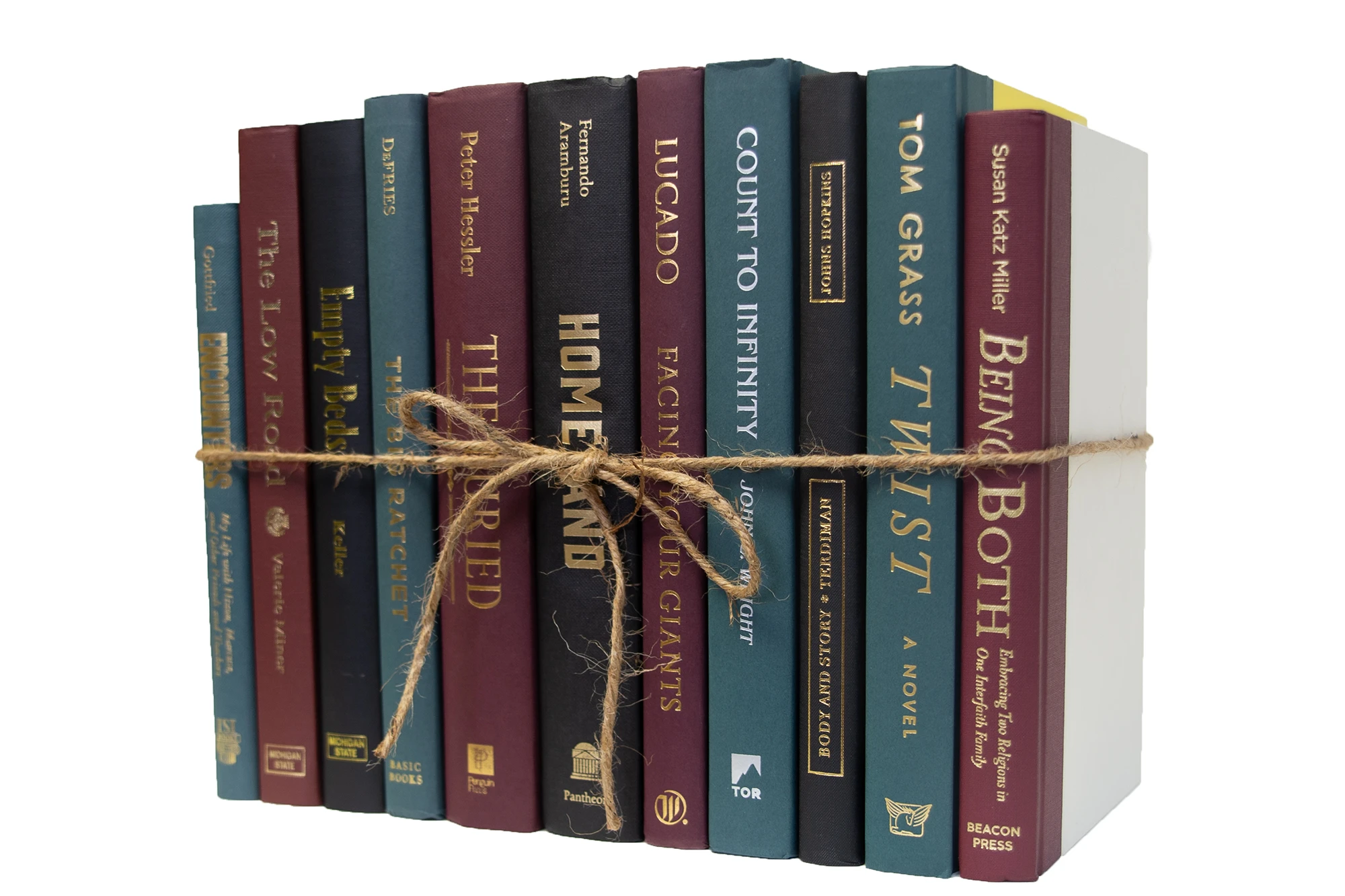 Decorative 1-Foot Book Bundle, Winter Berry 1 Decorative 1-Foot Book Bundle, Winter Berry