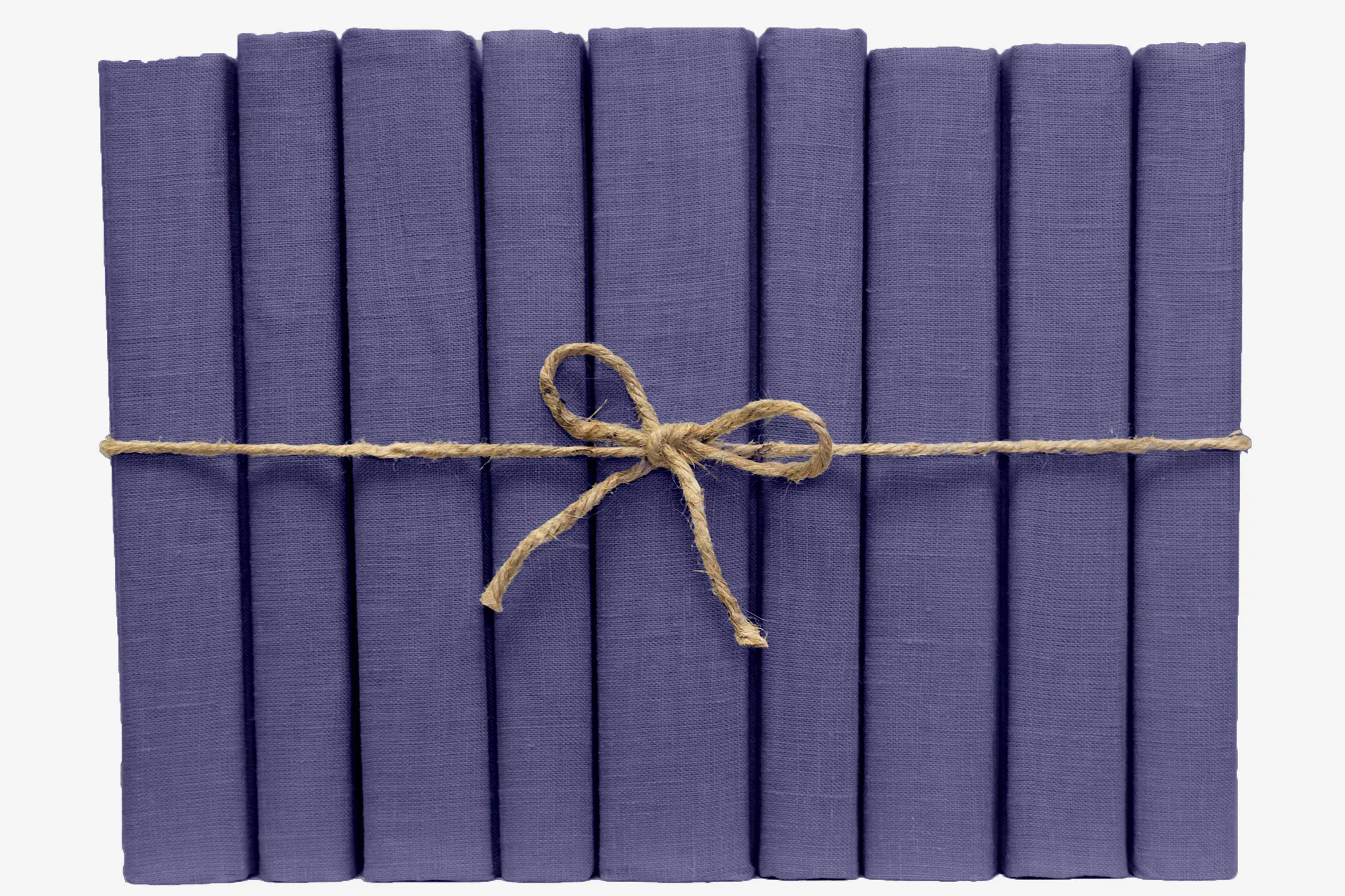 1-Foot Modern Linen Book Bundle, Dark Very Peri 2 1-Foot Modern Linen Book Bundle, Dark Very Peri
