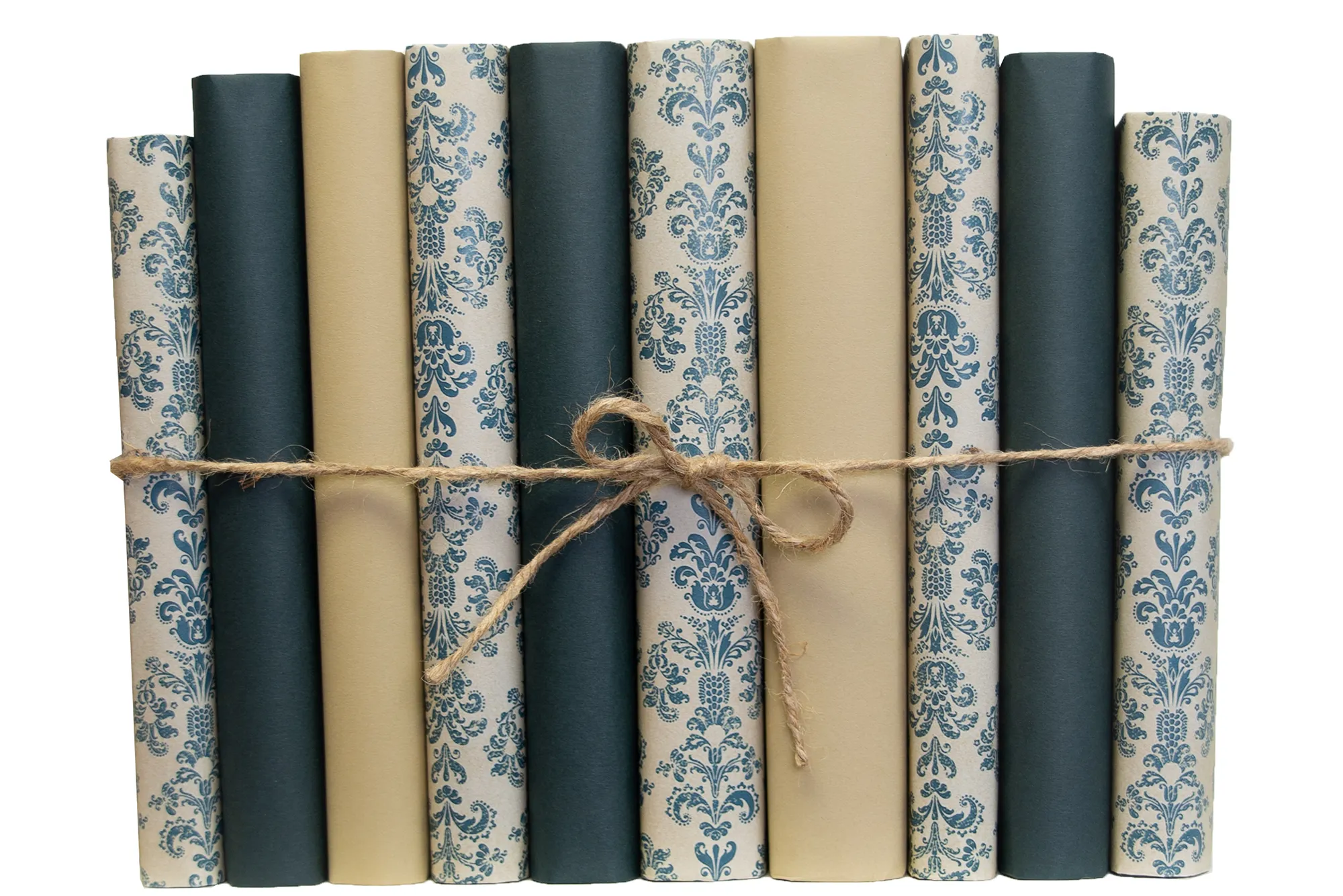 1-Foot Paper Wrapped Decorative Book Bundle, Forect Mist 1 1-Foot Paper Wrapped Decorative Book Bundle, Forect Mist