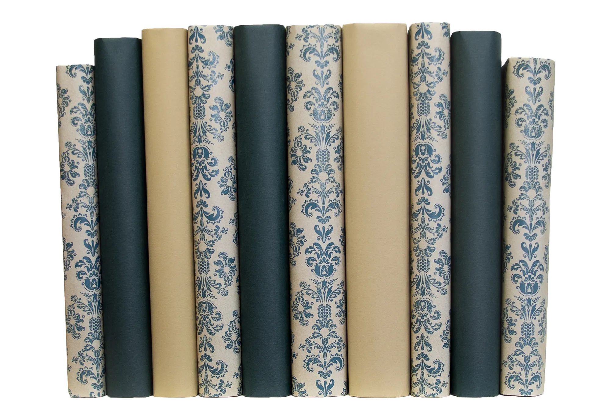 1-Foot Paper Wrapped Decorative Book Bundle, Forect Mist 2 1-Foot Paper Wrapped Decorative Book Bundle, Forect Mist