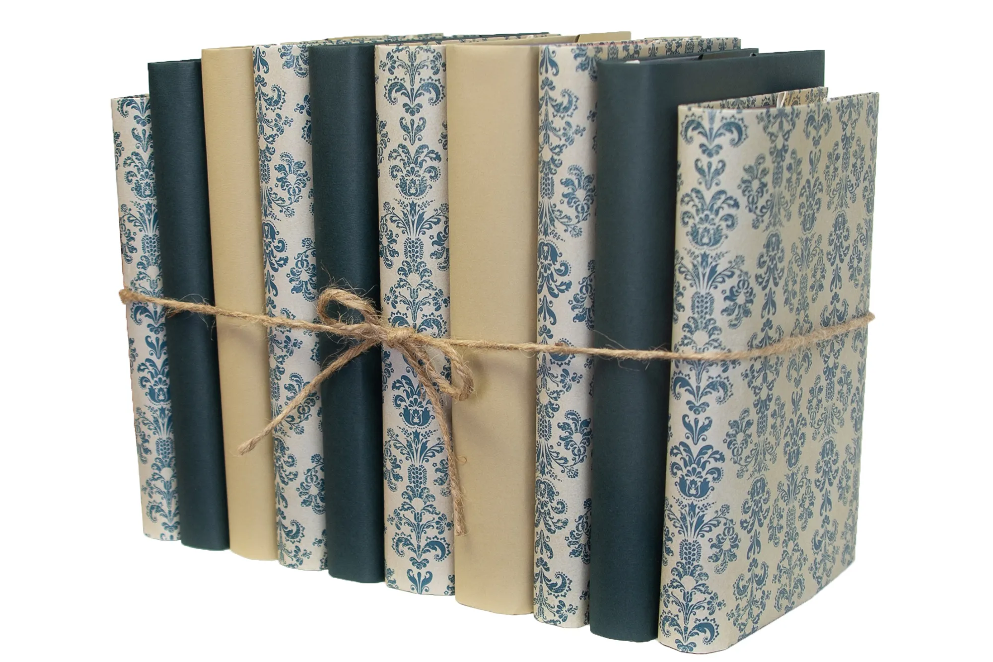 1-Foot Paper Wrapped Decorative Book Bundle, Forect Mist 3 1-Foot Paper Wrapped Decorative Book Bundle, Forect Mist