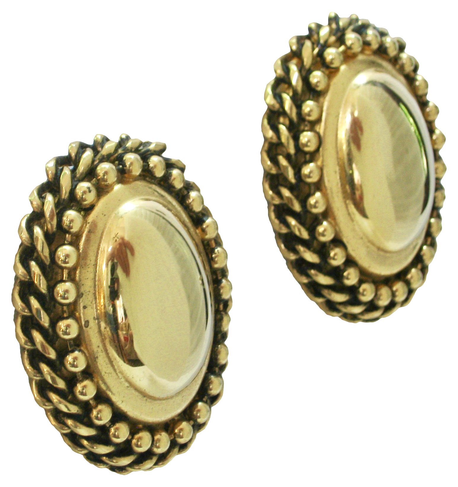 Givenchy Oversize Oval Cable Earrings 2 Givenchy Oversize Oval Cable Earrings